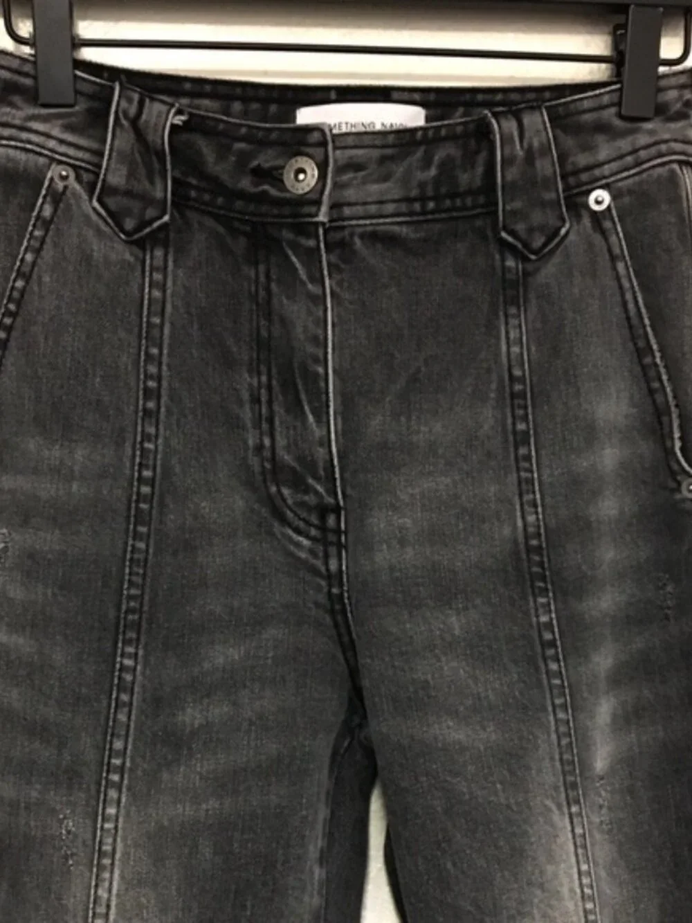 Something Navy Roxie Snap Barrel Jeans